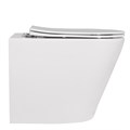 Унитаз ABBER Bequem AC1113 приставной белый, безободковый AC1113