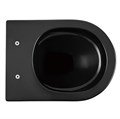 Унитаз ABBER Bequem AC1103MB подвесной черный матовый, безободковый AC1103MB