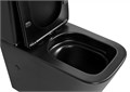 Унитаз ABBER Rechteck AC1210TMB компакт черный матовый, безободковый, смыв торнадо AC1210TMB