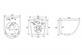 Комплект подвесной унитаз ABBER Bequem AC1100T белый с инсталляцией AC0105 и кнопкой AC0120MMG золото матовое AC1100T-AC0105-AC0120MMG - фото 77061 Комплект подвесной унитаз ABBER Bequem AC1100T белый с инсталляцией AC0105 и кнопкой AC0120MMG золото матовое AC1100T-AC0105-AC0120MMG - фото 77061