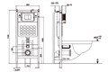 Комплект подвесной Унитаз ABBER Rechteck AC1201 белый с инсталляцией AC0105 и кнопкой AC0121MMG золото AC1201-AC0105-AC0121MMG - фото 77108 Комплект подвесной Унитаз ABBER Rechteck AC1201 белый с инсталляцией AC0105 и кнопкой AC0121MMG золото AC1201-AC0105-AC0121MMG - фото 77108