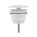 Донный клапан ABBER AF0012W без перелива, фиксированный, белый матовый AF0012W