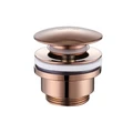 Донный клапан ABBER AF0011RG без перелива, клик-клак, розовое золото AF0011RG