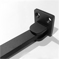 Кронштейн ABBER AG0017B для душевого ограждения, черный матовый AG0017B Кронштейн ABBER AG0017B для душевого ограждения, черный матовый AG0017B