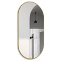 Зеркало ABBER Kontur AG6304SCG с подсветкой, бесконтактный выключатель, диммер, золото AG6304SCG - фото 77779