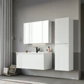 Тумба с раковиной ORKA Likya 65 подвесная, белый матовый 5002494