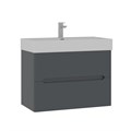 Тумба с раковиной ORKA Malta 80 подвесная, антрацит матовый 5001476