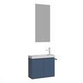 Тумба с раковиной ORKA Ferla 60 подвесная, синий матовый 5004323