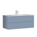 Тумба с раковиной ORKA Moonlight 120 подвесная, голубой матовый 5001507 - фото 78837