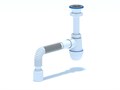 Сифон Ани 1 1/2"* 40с гибкой трубой 40х50,ANI PLAST C0110 - фото 79022