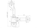 Сифон для писсуара c выходом на 40 и прямой трубой, ANI PLAST U0104