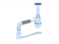 ANI Сифон для раковины 1 1/2"*40 c гибкой трубой 40*50, ANI PLAST C0510 - фото 79046