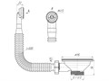 ANI Перелив гибкий для мойки 3 1/2", с круглым вертикальным корпусом, ANI PLAST N320S