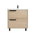 Тумба под раковину VIANT КЕЛЬН 80 напольная светлое дерево (VKEL80FOSD-T2Y) VKEL80FOSD-T2Y