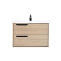 Тумба под раковину VIANT КЕЛЬН 80 подвесная светлое дерево (VKEL80FOSD-T2YP) VKEL80FOSD-T2YP