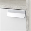 Шкаф ФЛАЙ 35, подвесной, одностворчатый, левый, белый, дуб крафт 1A237903FAX1L