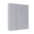 Шкаф зеркальный Lemark UNIVERSAL 70х80 см 2-х дверный, цвет корпуса: Белый глянец LM70ZS-U - фото 79957