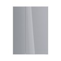 Шкаф зеркальный Lemark UNIVERSAL 60х80 см 2-х дверный, цвет корпуса: Белый глянец LM60ZS-U