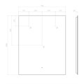 Зеркало с подсветкой VIGO Quadro Comfort 800 145