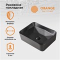 Orange B02-460mb раковина накладная, чёрная B02-460MB - фото 8033