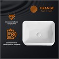 Orange B02-460W раковина накладная белая глянцевая, санфарфор
Размеры (ШхГхВ): 465х350х140 мм B02-460W