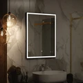 Зеркало Frame Black LED 600х800 ЗЛП948