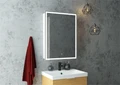 Зеркало-шкаф Allure LED 550х800 правый с розеткой МВК003
