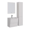 Тумба Lemark MIANO 60 см под 1 раковину, подвесная, 2 ящика, цвет корпуса, фасада: Белый глянец LM06M60T