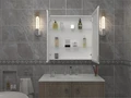Зеркало-шкаф Emotion LED 800х800 с датчиком движения МВК030