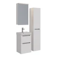 Шкаф зеркальный Lemark ZENON 45х80 см 1 дверный, петли слева, с козырьком-подсветкой, с розеткой, цв LM45ZS-Z