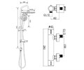 Agger Thermo A2492200 душевая система, хром A2492200 - фото 8185 Agger Thermo A2492200 душевая система, хром A2492200 - фото 8185