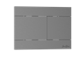 Кнопка смыва IBERICA BLANCA INOX-R нержавеющая сталь, вороненая сталь (IB.B015.02) IB.B015.02 - фото 81943