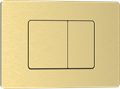 Кнопка смыва IBERICA BLANCA INOX-C нержавеющая сталь, золото матовое (IB.B011.005.000) IB.B011.005.000 - фото 81961
