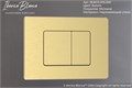 Кнопка смыва IBERICA BLANCA INOX-C нержавеющая сталь, золото матовое (IB.B011.005.000) IB.B011.005.000