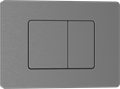 Кнопка смыва IBERICA BLANCA INOX-C нержавеющая сталь, вороненая сталь (IB.B011.008.000) IB.B011.008.000 - фото 81974
