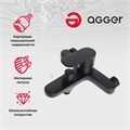 Agger A0293544 душевая система, черная A0293544