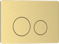 Кнопка смыва IBERICA BLANCA INOX-O нержавеющая сталь, золото матовое (IB.B081.005.003) IB.B081.005.003