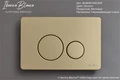 Кнопка смыва IBERICA BLANCA INOX-O нержавеющая сталь, золото матовое (IB.B081.005.003) IB.B081.005.003
