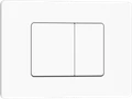 Кнопка смыва IBERICA BLANCA INOX-C нержавеющая сталь, белый матовый (IB.B011.001.000) IB.B011.001.000