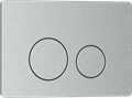 Кнопка смыва IBERICA BLANCA INOX-O нержавеющая сталь, хром матовый (IB.B081.003.002) IB.B081.003.002 - фото 82520