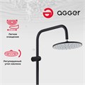 Agger Breeze A0193544 душевая система, черная A0193544