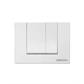 Кнопка  для инсталляции NOVUM S4, Soft Touch белая, BERGES 040044 - фото 83165