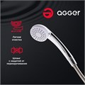 Agger Retro-S A1822200 Двухзахватный универсальный смеситель с длинным поворотным изливом  300 мм, керамическим дивертором и душевым набором (шланг, лейка, держатель) A1822200