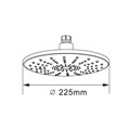 Agger Breeze ATS01 Верхний душ d225 мм с силиконовыми форсунками и регулируемым углом наклона ATS01 - фото 8370 Agger Breeze ATS01 Верхний душ d225 мм с силиконовыми форсунками и регулируемым углом наклона ATS01 - фото 8370