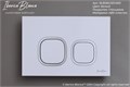 Комплект 2в1 IBERICA BLANCA инсталляция SILENCIO MINI, кнопка смыва ESTI-Q белый глянцевый (IB.001M.831) IB.001M.831