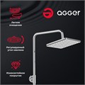 Agger Brilliant A0394400 душевая система со смесителем для ванны/душа, хром A0394400