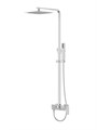 Agger Great A2893311 Душевая система с декором для ванны/душа: поворотный излив, телескопическая штанга, верхний душ 250х250 мм с регулировкой угла наклона и силиконовыми наконечниками, ручной душ, регулируемый по высоте и наклону держатель, шланг 150 см A2893311 Agger Great A2893311 Душевая система с декором для ванны/душа: поворотный излив, телескопическая штанга, верхний душ 250х250 мм с регулировкой угла наклона и силиконовыми наконечниками, ручной душ, регулируемый по высоте и наклону держатель, шланг 150 см A2893311