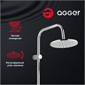 Agger Thermo A2493500 душевая система, хром A2493500 - фото 8488 Agger Thermo A2493500 душевая система, хром A2493500 - фото 8488