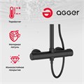 Agger Thermo A2451244 душевая система с термостатом, черный A2451244 - фото 8534 Agger Thermo A2451244 душевая система с термостатом, черный A2451244 - фото 8534