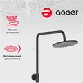 Agger Thermo A2451244 душевая система с термостатом, черный A2451244 - фото 8538 Agger Thermo A2451244 душевая система с термостатом, черный A2451244 - фото 8538